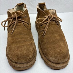 BearPaw Women’s Chestnut Suede Chukka Boots, SZ 11, box 18
